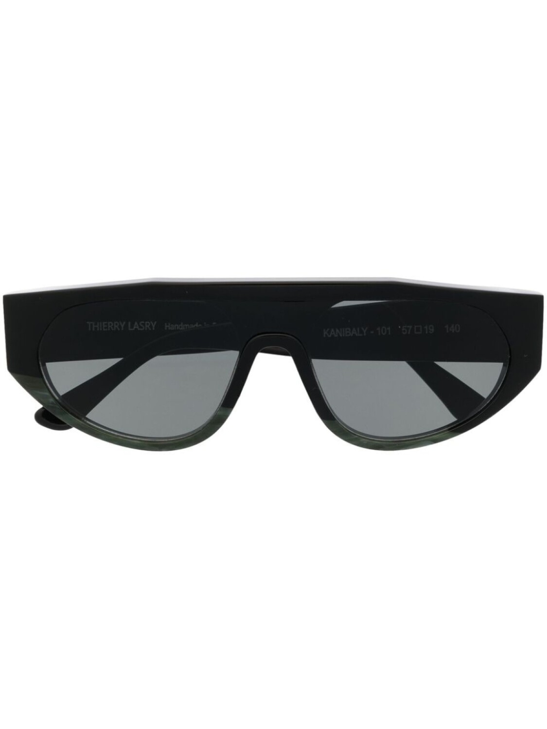 

Thierry Lasry солнцезащитные очки в массивной оправе, черный