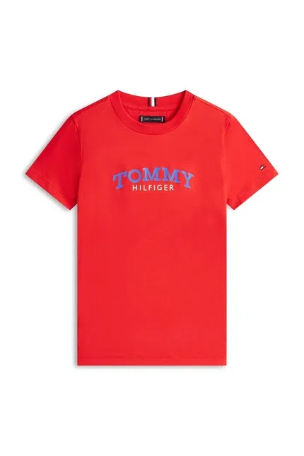 Футболка хлопковая Tommy Hilfiger, красный — фото 2