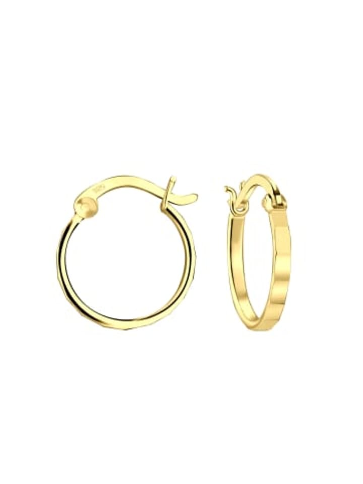 

Alexander York Серьги-кольца, кованые по золоту, изготовлены из серебра 925 пробы, комплект из двух частей, оправленных в золото