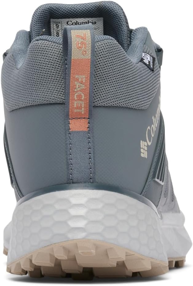Мужские походные кроссовки Columbia Facet 75 Mid Outdry, Graphite Canvas Tan — фото 4