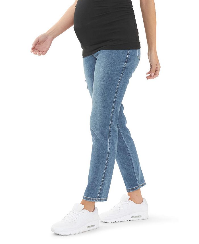 

Джинсы Dylan Distressed в синем цвете Ripe Maternity, синий