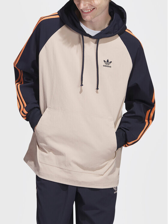 Толстовка обычного кроя Adidas, коричневый — фото 4