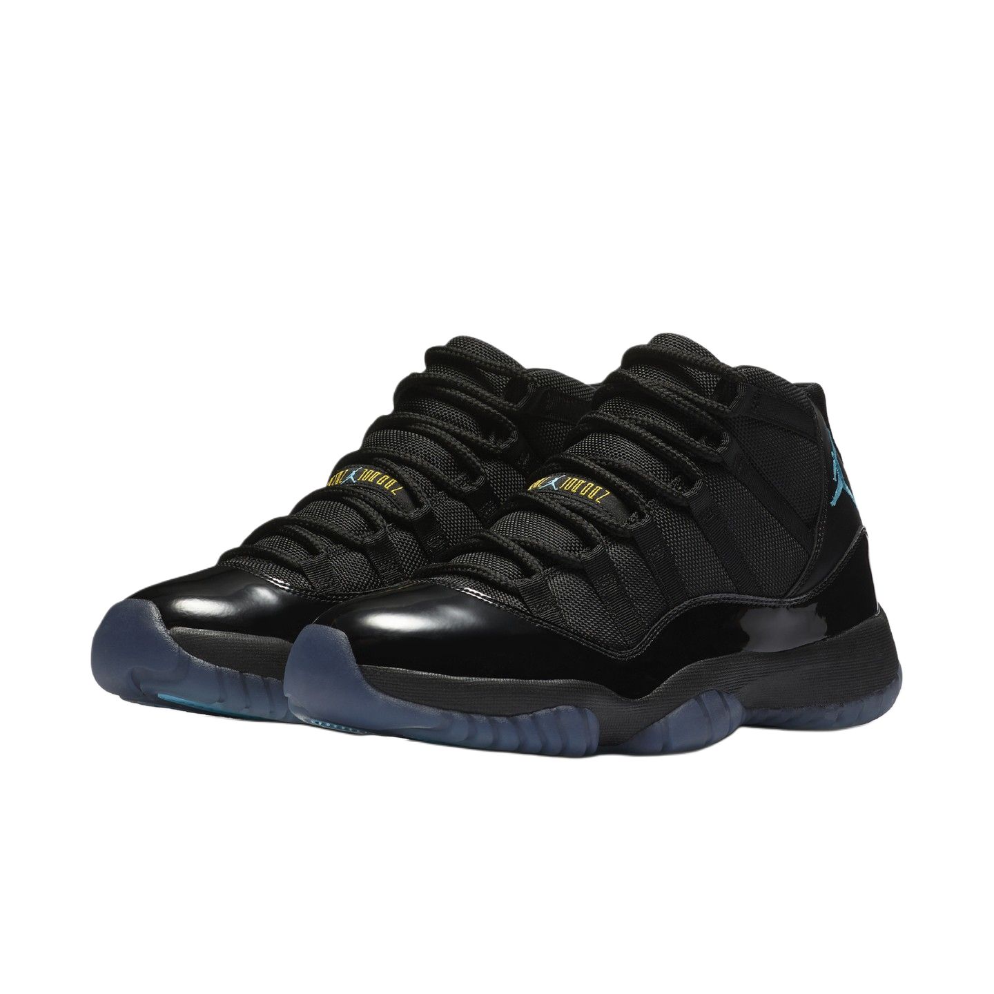 Jordan Air 11 Slip Resistant Abrasion Resistant High top детские баскетбольные кроссовки черный синий Unisex — фото 3