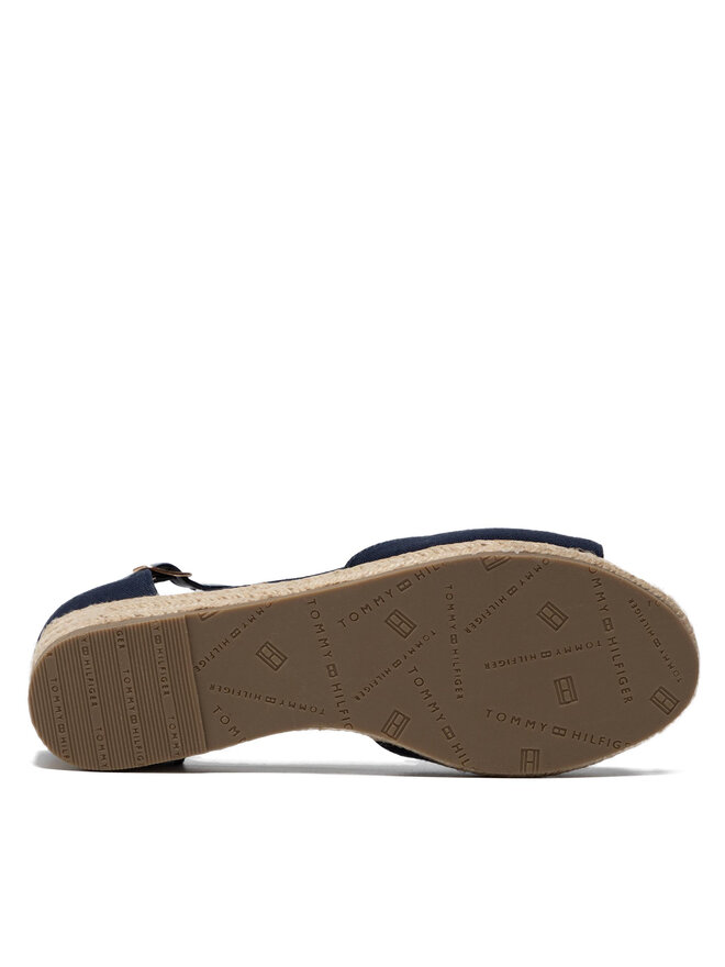 Эспадрильи Tommy Hilfiger Rope Wedge Sandal T3A7-32185-0048 M, темно-синий — фото 4