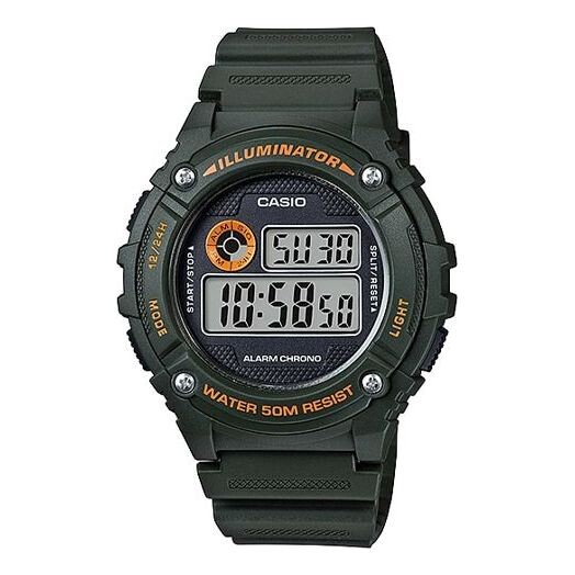 

Часы CASIO Waterproof Sports Dark Green Digital, зеленый
