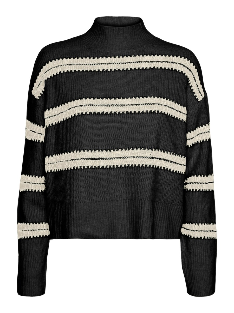 

Тонкий вязаный свитер VERO MODA Sweater VMDazzle, черный