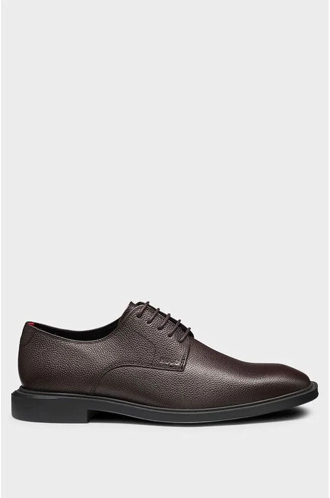 Туфли HUGO Men's Gryff_derb_grlt Derby, Medium Brown210 — фото 3