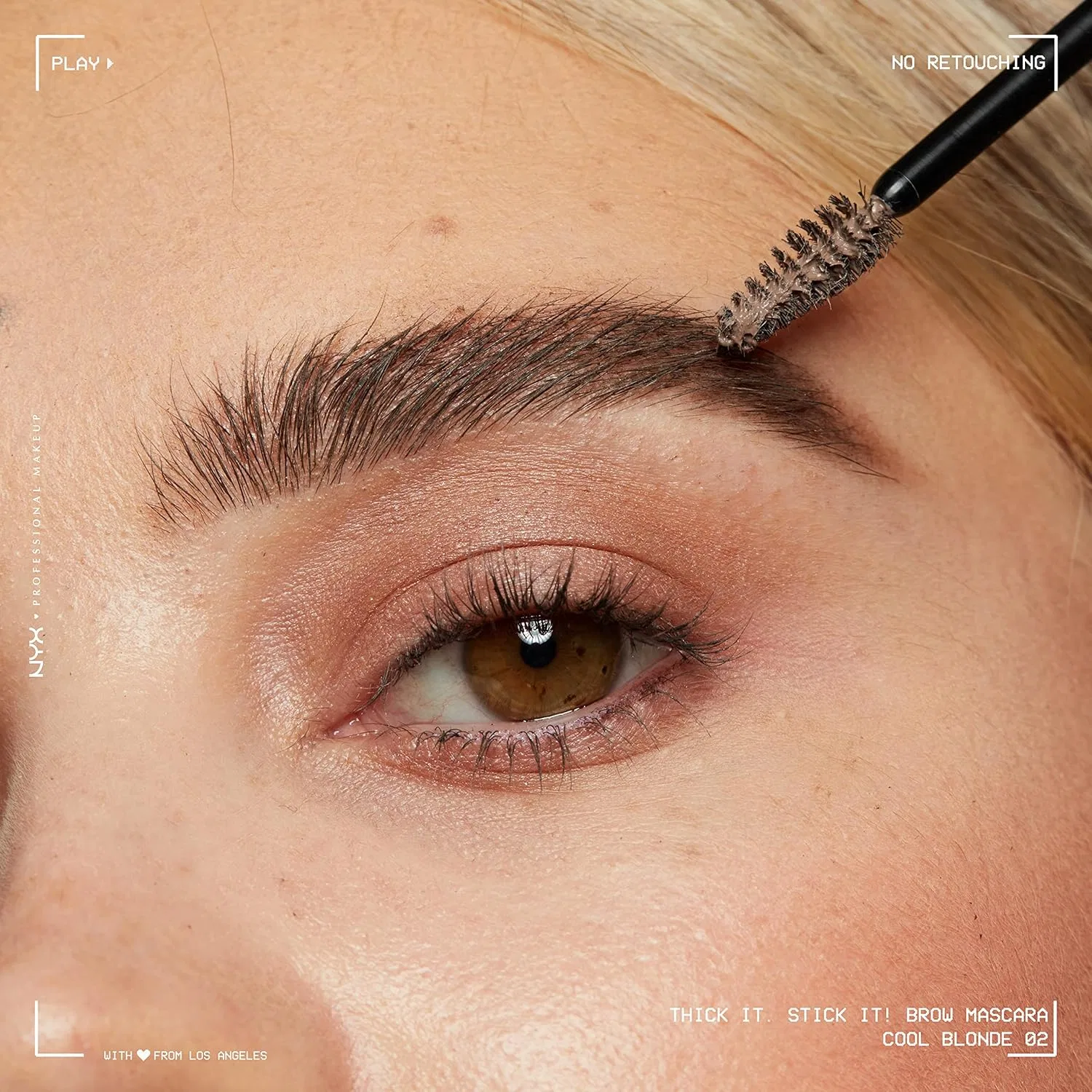Гель для бровей NYX Professional Makeup Thick It Stick It, оттенок Cool Blonde — фото 4