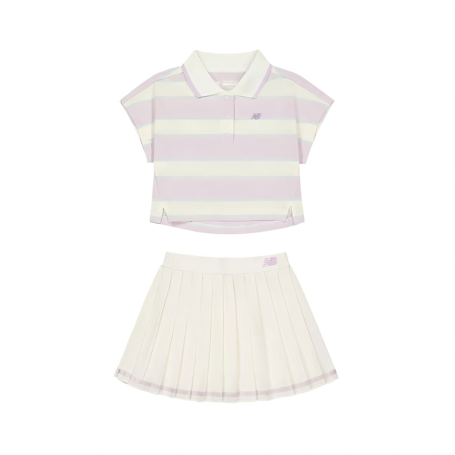 

New Balance Комплект юбки для детей 3-7 лет NB 2 предмета purple