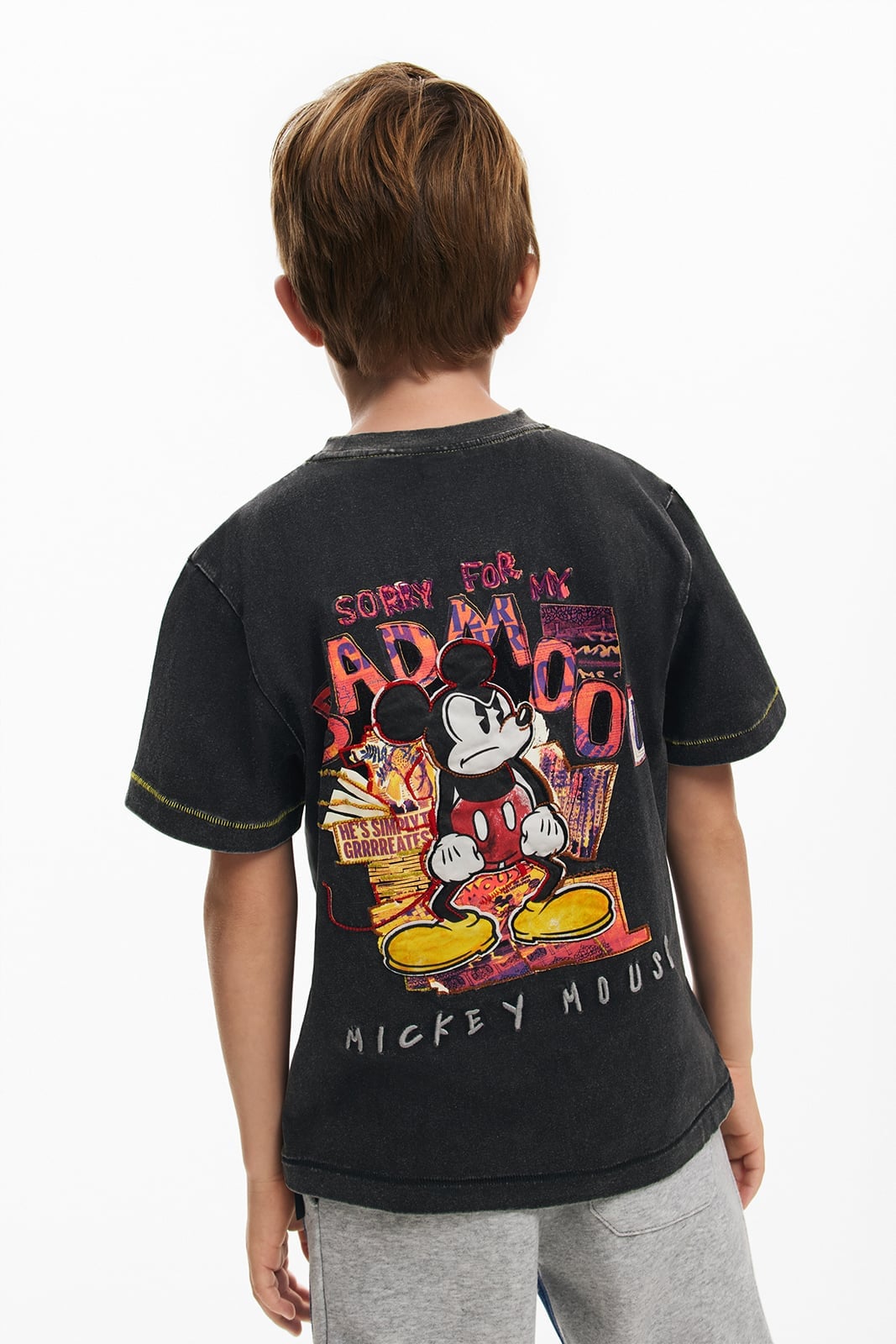Футболка с Микки Маусом BADMOOD Desigual, Black/2054 — фото 2