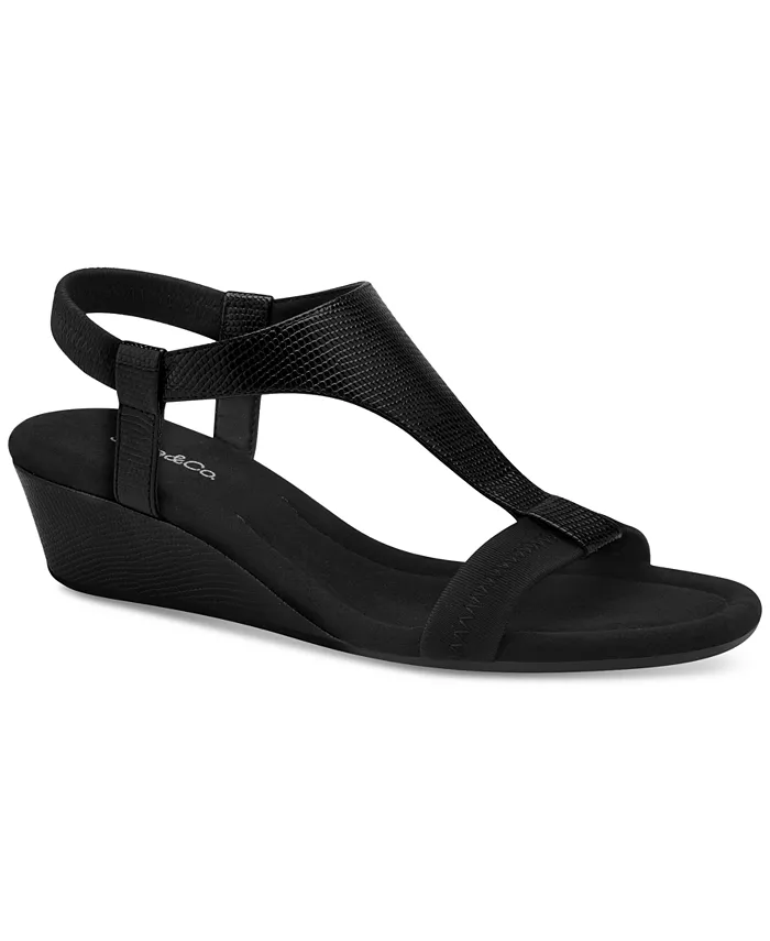 Женские босоножки-кюлоты Step N Flex Vacanzaa Style & Co, черный