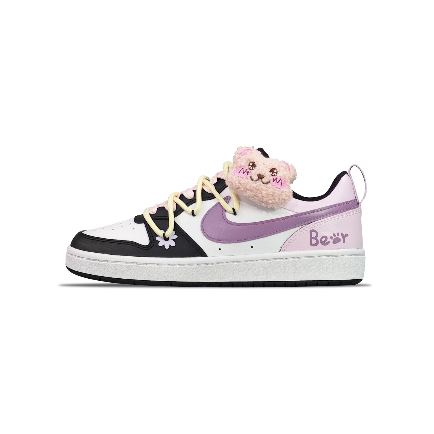 

Кроссовки Nike Court Borough Skateboard Shoes Women's Low-Top Black Purple, Фиолетовый, Кроссовки Nike Court Borough Skateboard Shoes Women's Low-Top Black Purple