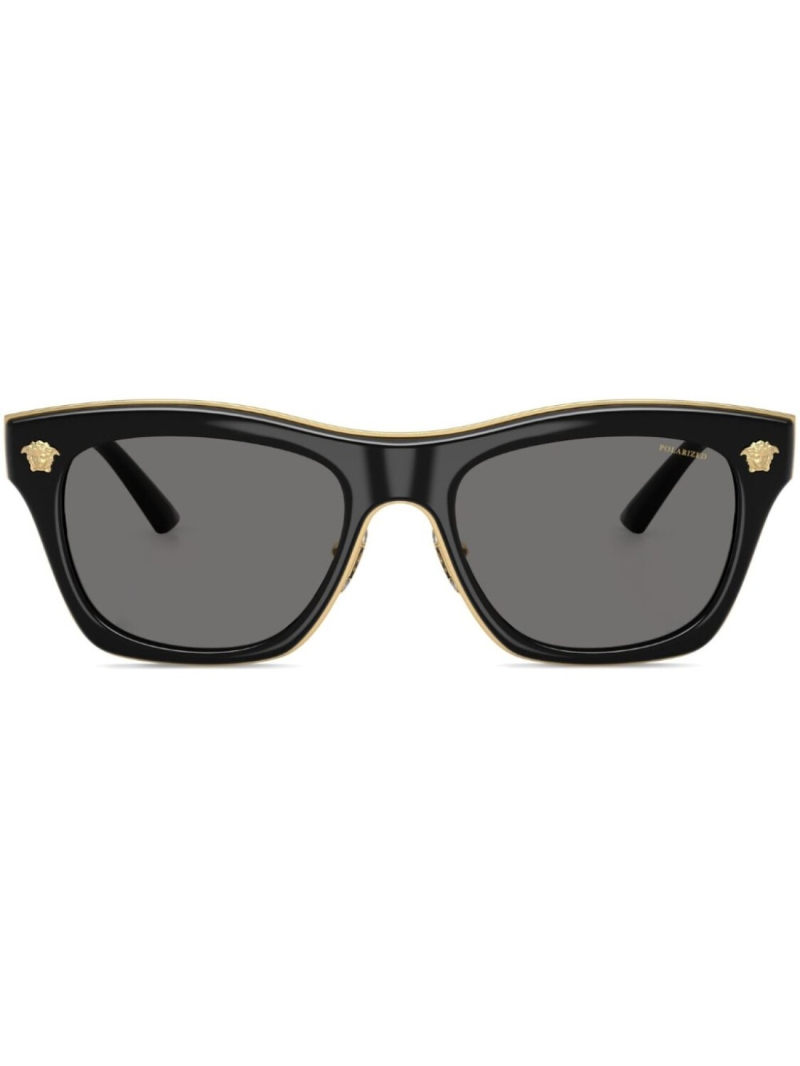 

Солнцезащитные очки в квадратной оправе Versace Eyewear, черный