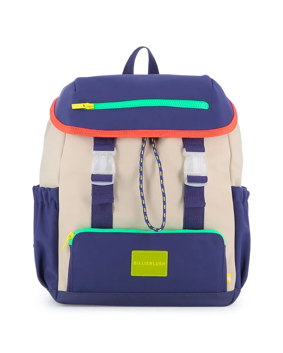 

Синяя детская рюкзак из полиэстера Billieblush, синий