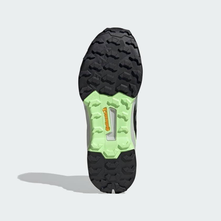 Мужские походные ботинки adidas Terrex Ax4 Mid с Gore-Tex, черный/зеленый — фото 3