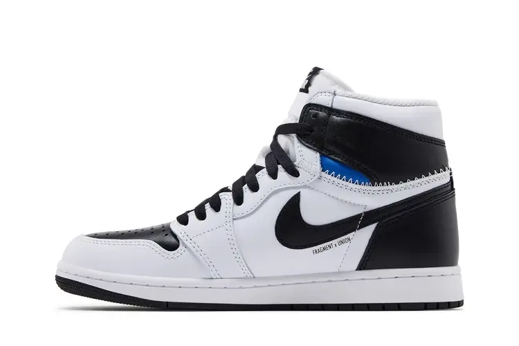 Fragment Design x Union LA x Air Jordan 1 Retro High OG SP 'White Black' — фото 3