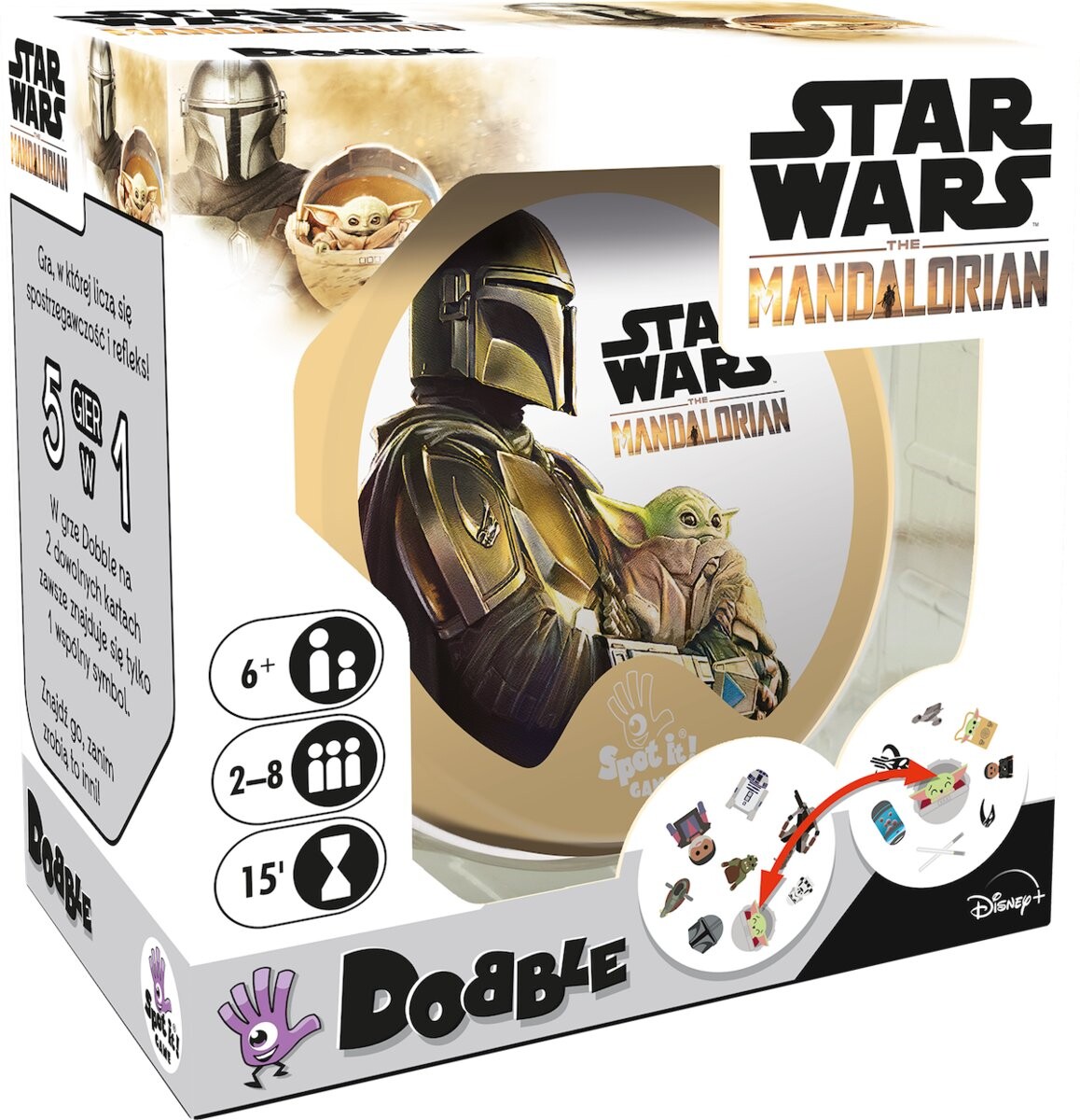 

Dobble Star Wars Mandalorian, игра для вечеринок, Rebel