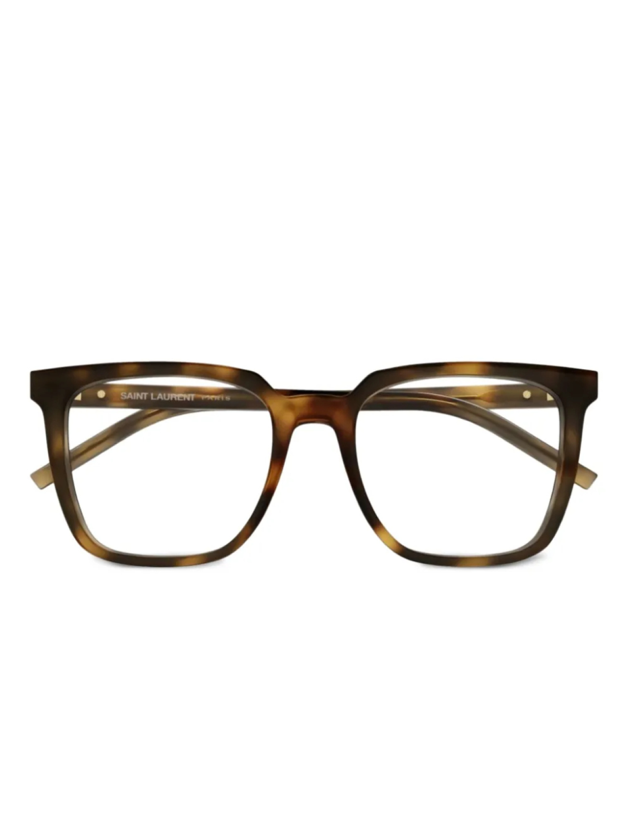 

Очки с логотипом Saint Laurent Eyewear, коричневый