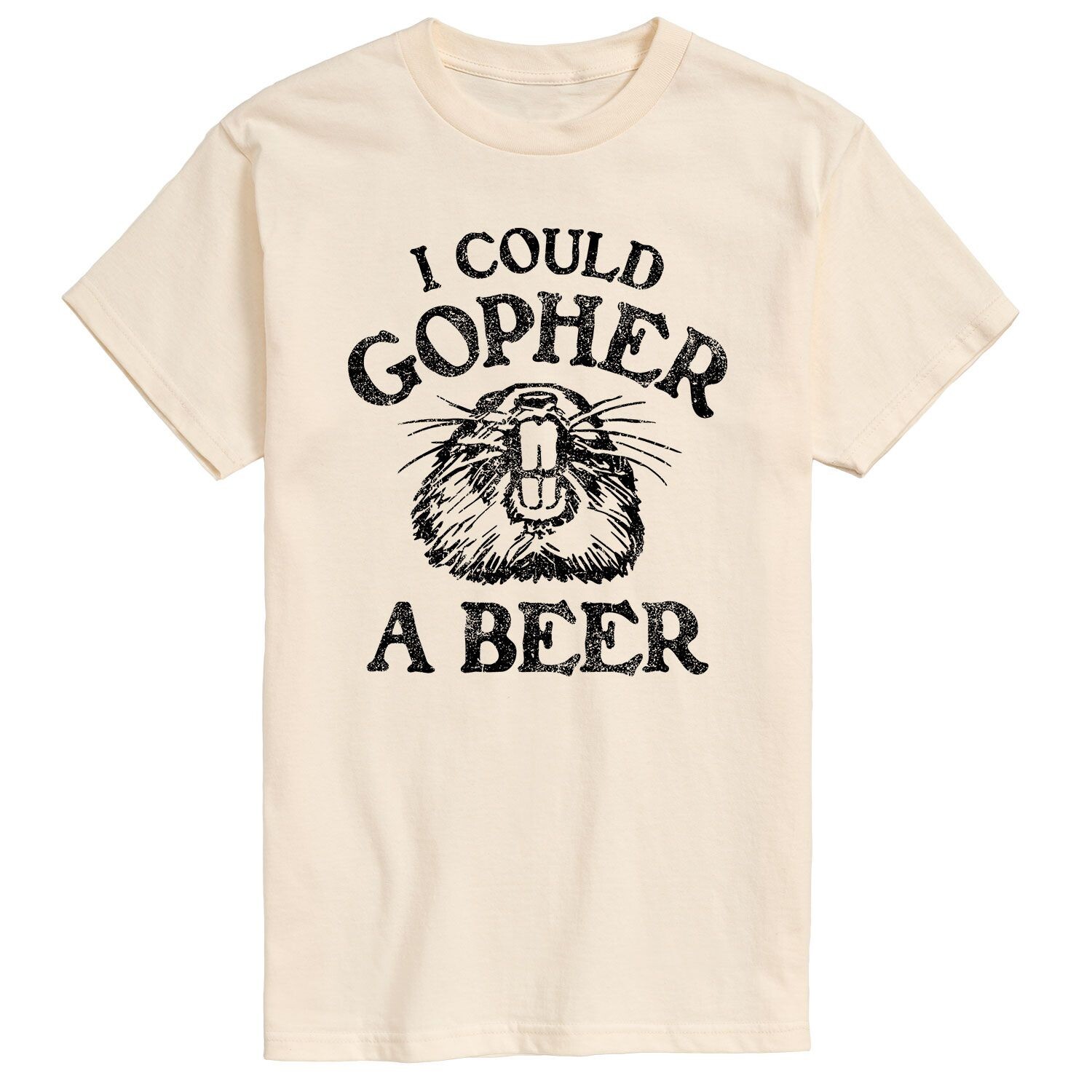 

Мужская футболка I Could Gopher A Beer Licensed Character