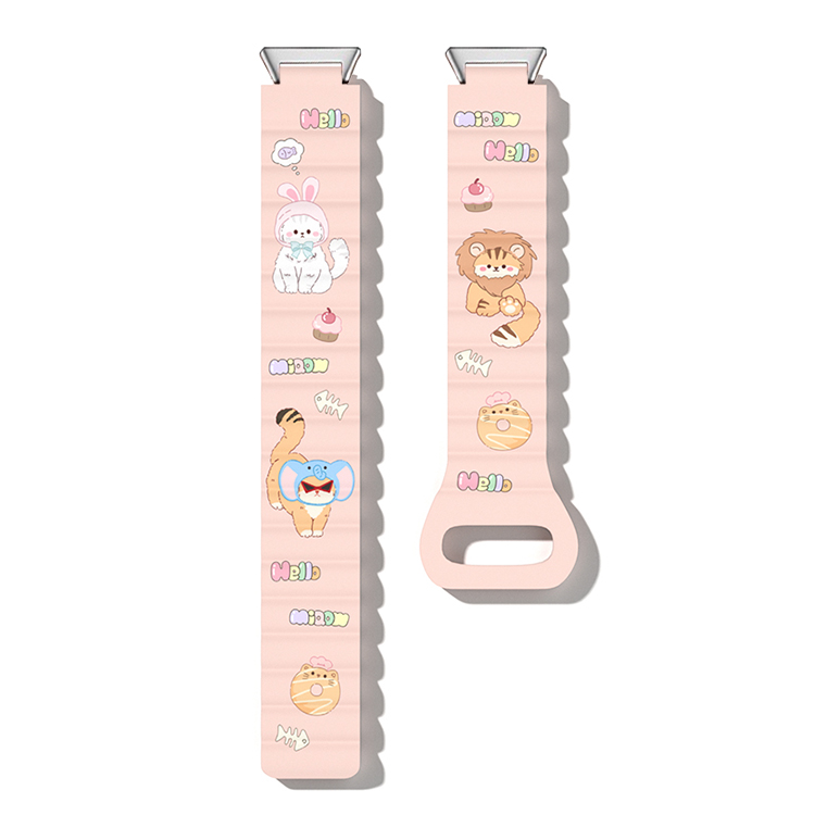 

IBOANN Часы Watch Band Huawei Compatibility 203mm Silicone Material, Kitten