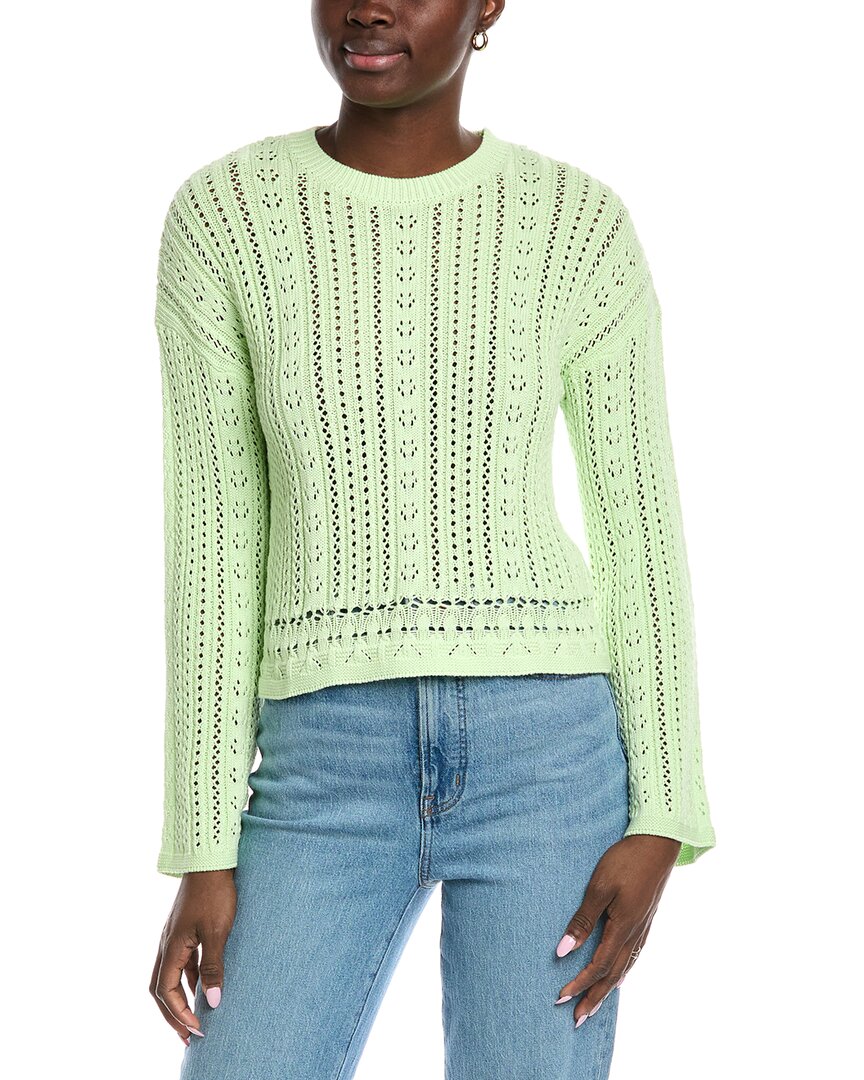 

Осенний кашемировый меланжевый сетчатый свитер Autumn Cashmere, розовый