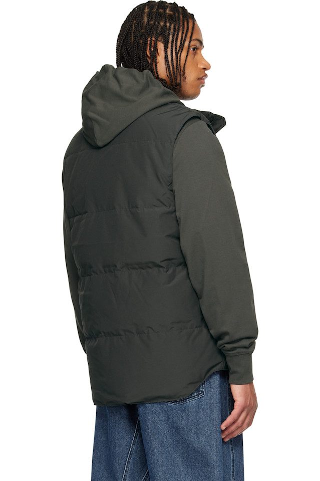 Canada Goose Пуховый жилет Gray 'black label' Garson — фото 3