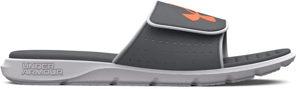 Сандалии Under Armor Ignite 7 для мужчин Under Armour, белый/ярко-оранжевый/серый — фото 4