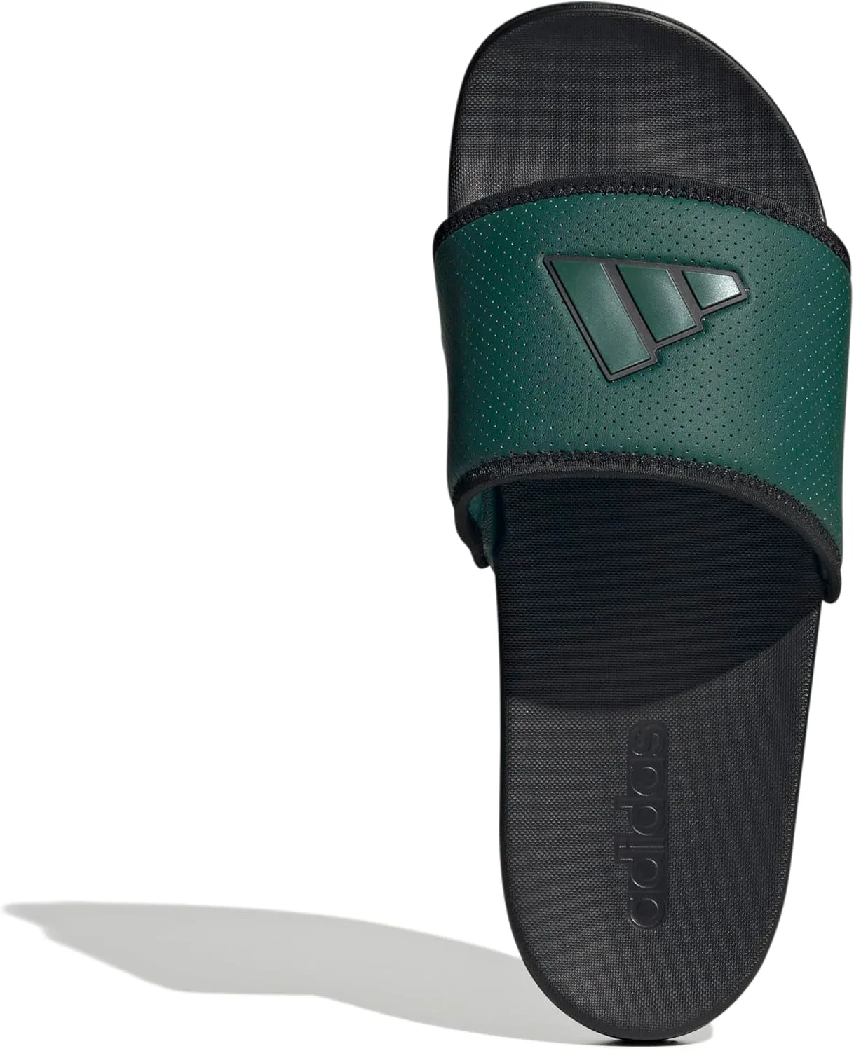 Сандалии Adidas Unisex для взрослых Adilette Comfort, зеленый/черный — фото 2