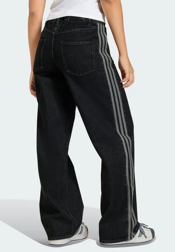 Джинсы firebird свободного кроя Adidas Originals, True Black Denim — фото 2
