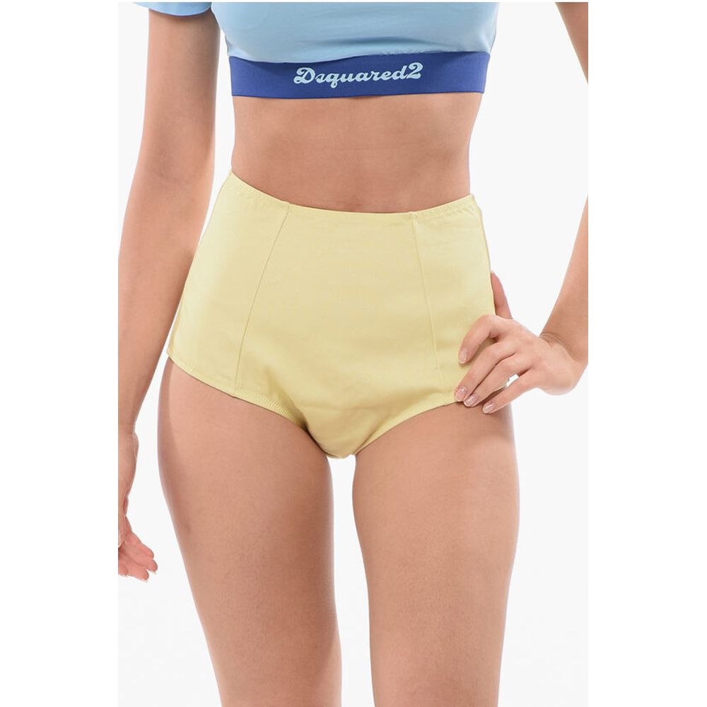

Шорты Tight-fitting Culottes with Back Zip Dsquared2, желтый