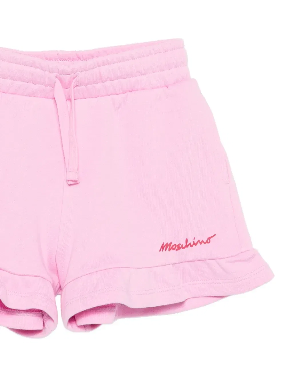 Комплект из топа и шорт с принтом Moschino Kids, белый — фото 3