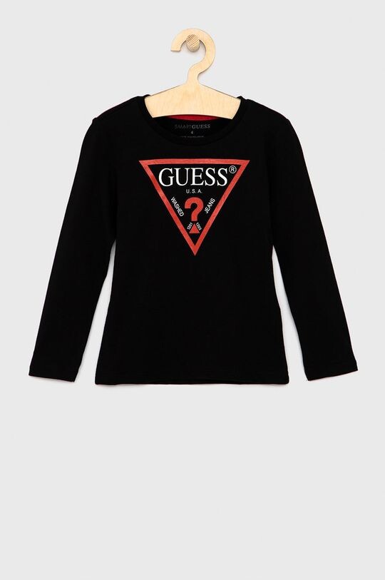 

Детская футболка с длинными рукавами Guess, черный