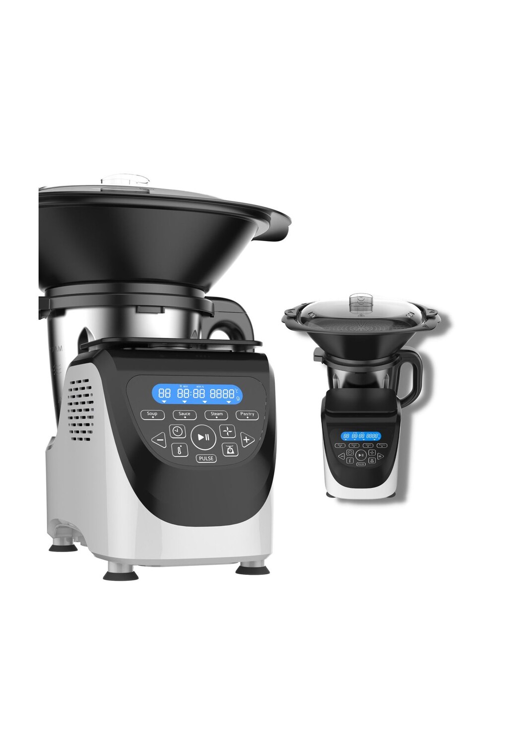 

Кухонный комбайн с функцией приготовления пищи - миксер - пароварка Chef O Matic Kitchen Robot Best Direct, белый