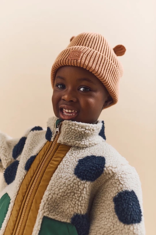 

Детская хлопковая шапочка Gina Beanie Liewood, оранжевый