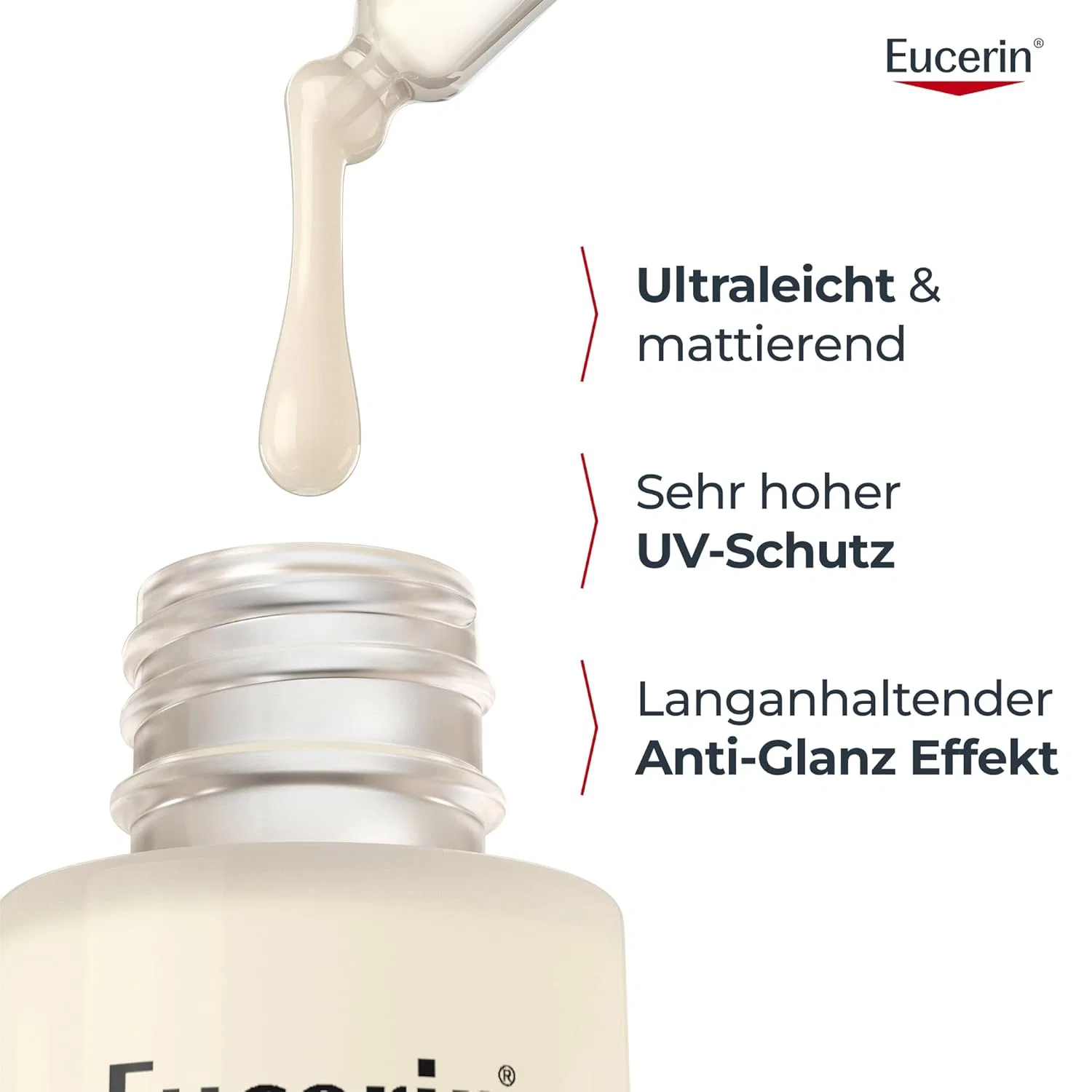 Солнцезащитная сыворотка для лица «Sun Face Oil Control UV Serum SPF50+» от Eucerin Eucerin — фото 3