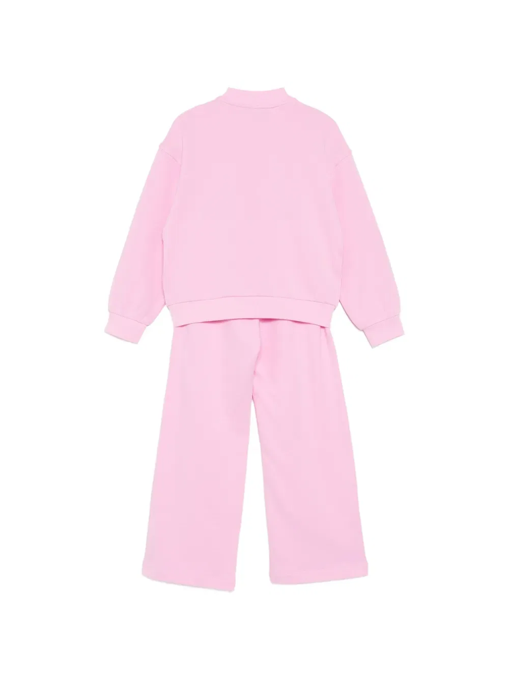 Спортивный костюм с графическим принтом Moschino Kids, розовый — фото 2