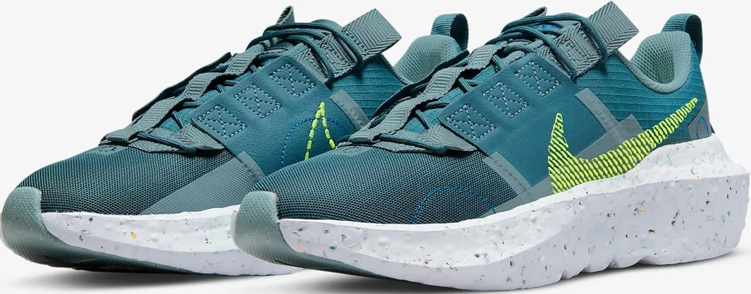 Мужские беговые кроссовки Nike Crater Impact, Ash Green Volt Aviator Grey White — фото 4