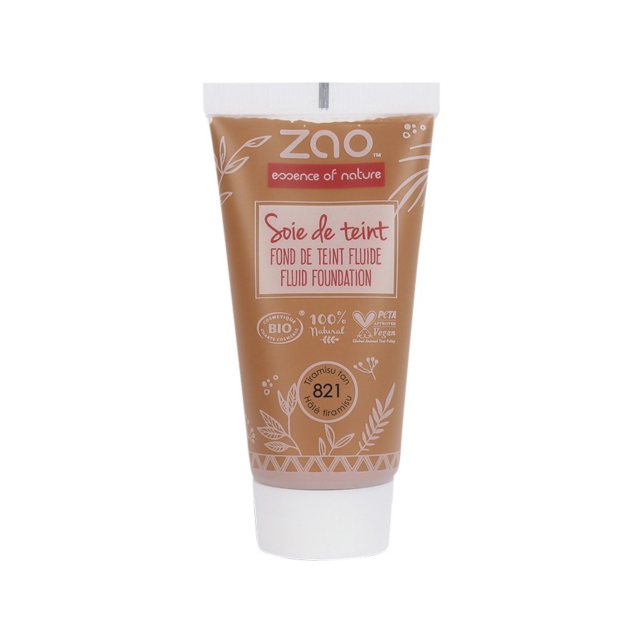 

Тональная основа Zao Refill Silk Foundation, 821 Tiramisu Tan / 30 ml