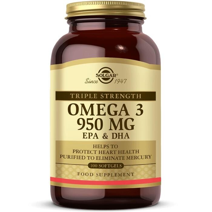 

Солгар Омега 3 950 мг 100 капсул SOLGAR