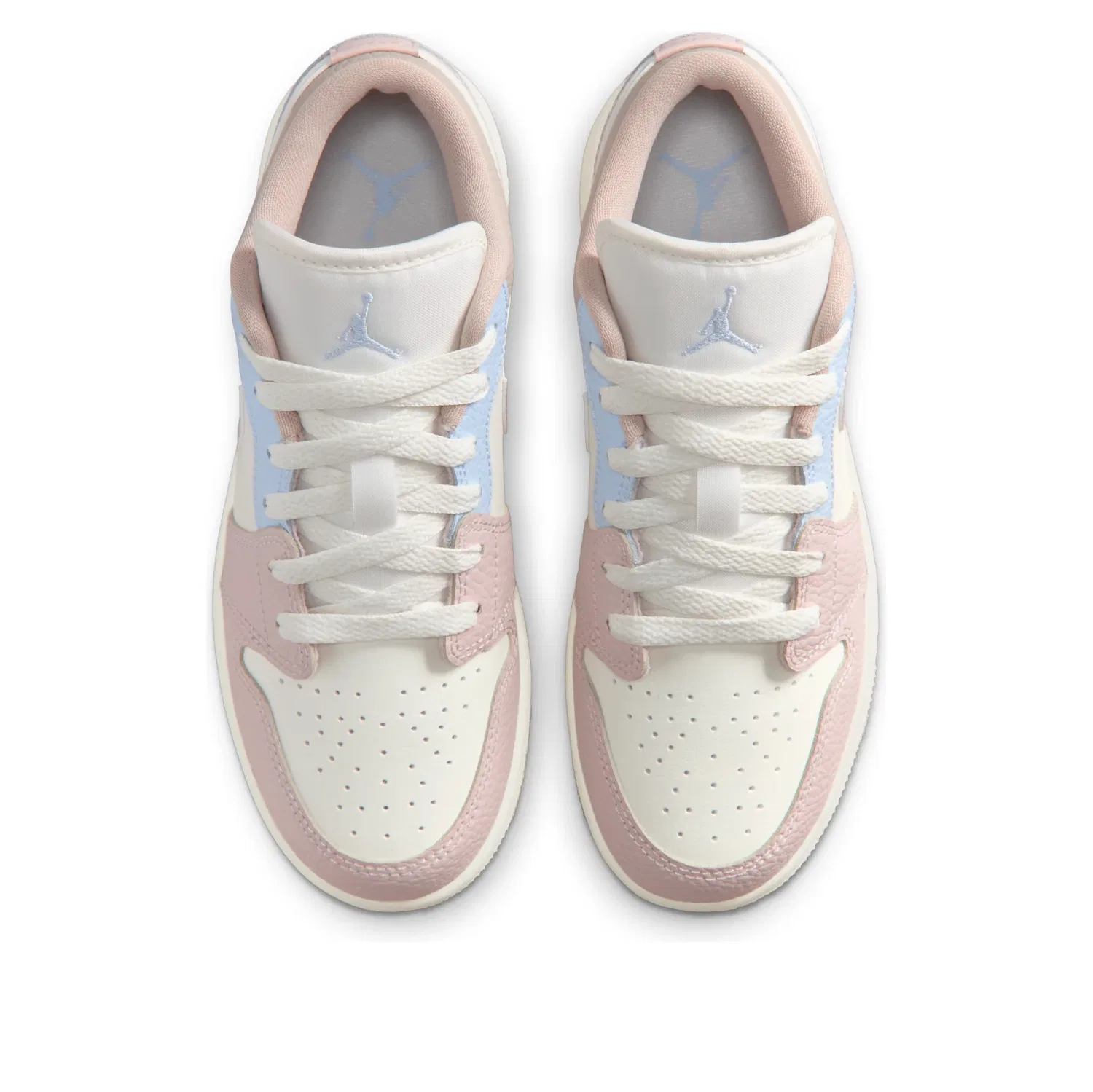 Кроссовки Air Jordan 1 Low 'Sail Silt Red Hydrogen Blue' IV3219-161, розовый — фото 3