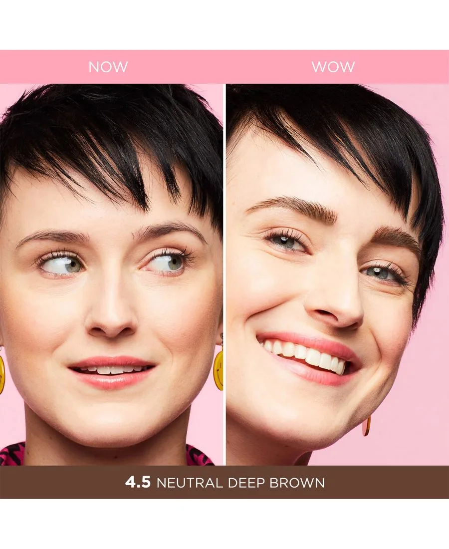 Gimme Brow+ Тонирующий объемный гель для бровей (мини-версия) Benefit Cosmetics, shade 4.5 - medium (neutral deep коричневый) — фото 2
