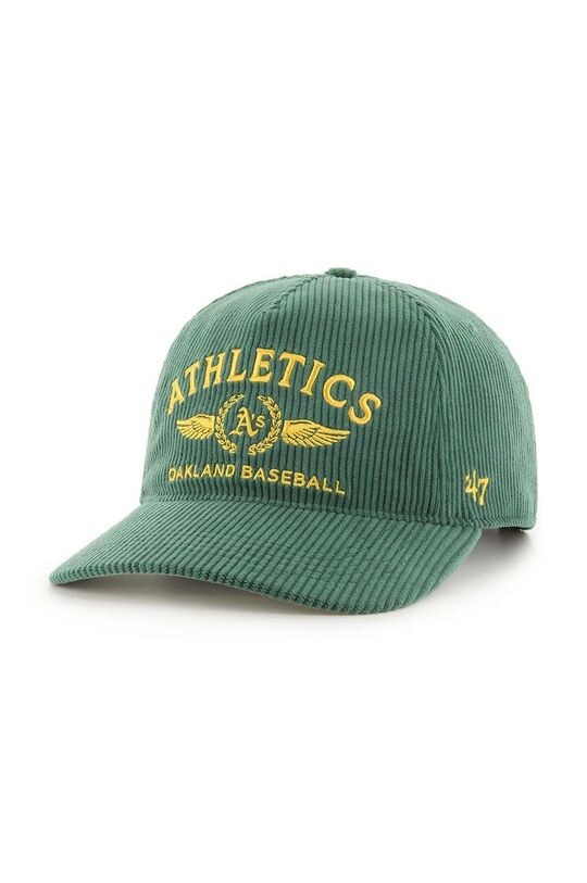 

Вельветовая бейсболка MLB Oakland Athletics 47 brand, зеленый