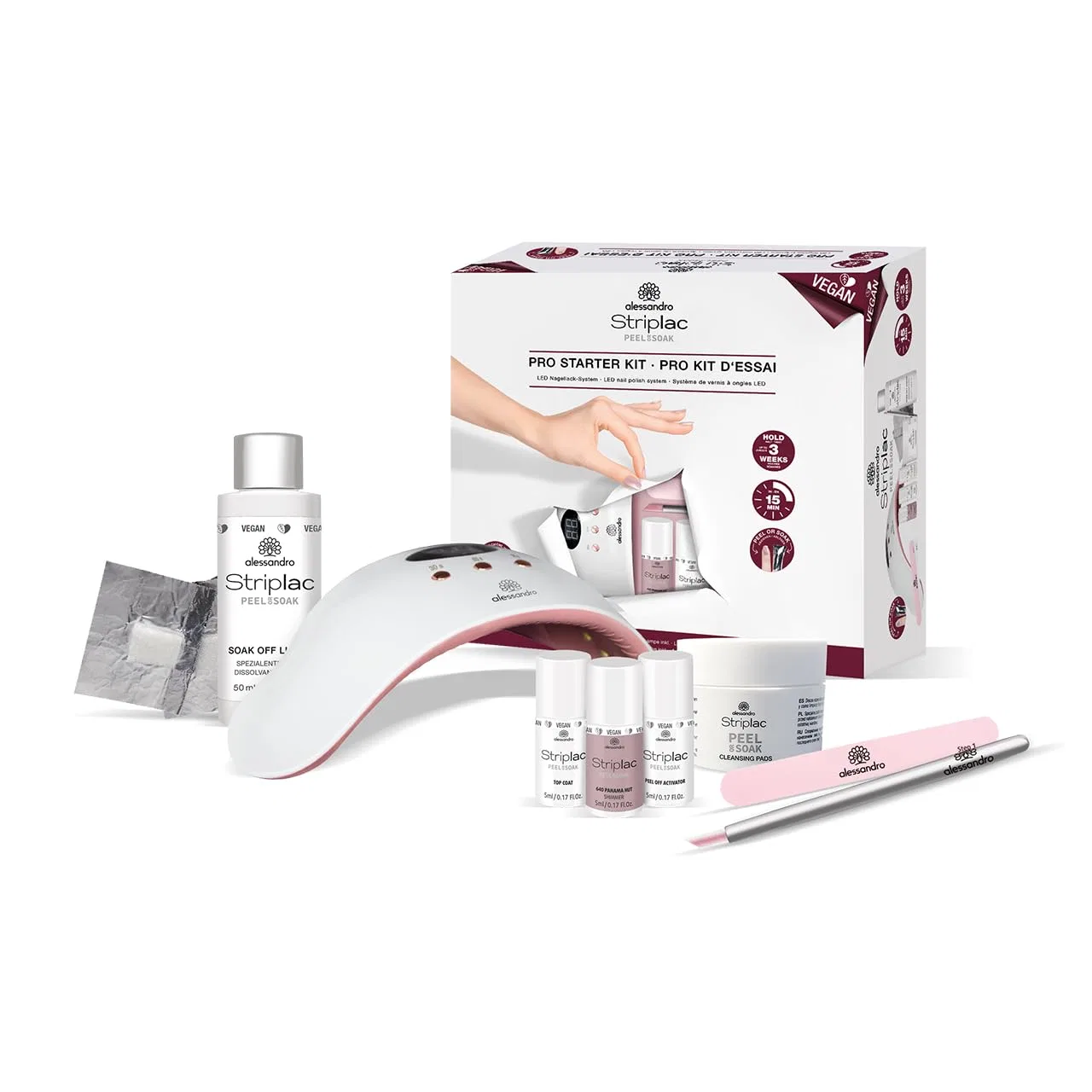 Стартовый набор alessandro Striplac Pro UV для маникюра Alessandro