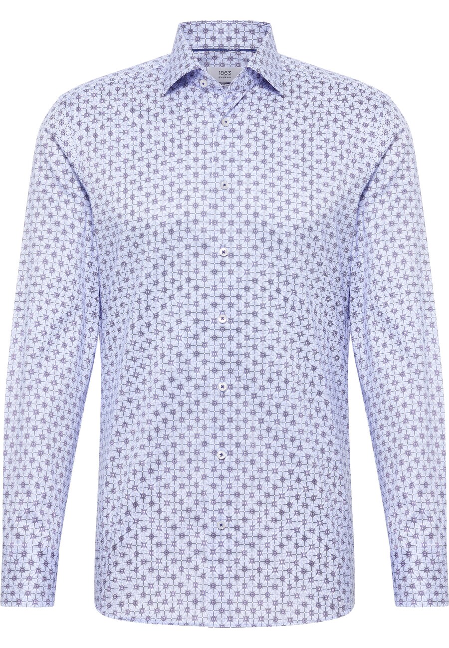 

Рубашка делового кроя Slim Fit ETERNA, цвет Blue/Navy/Light blue