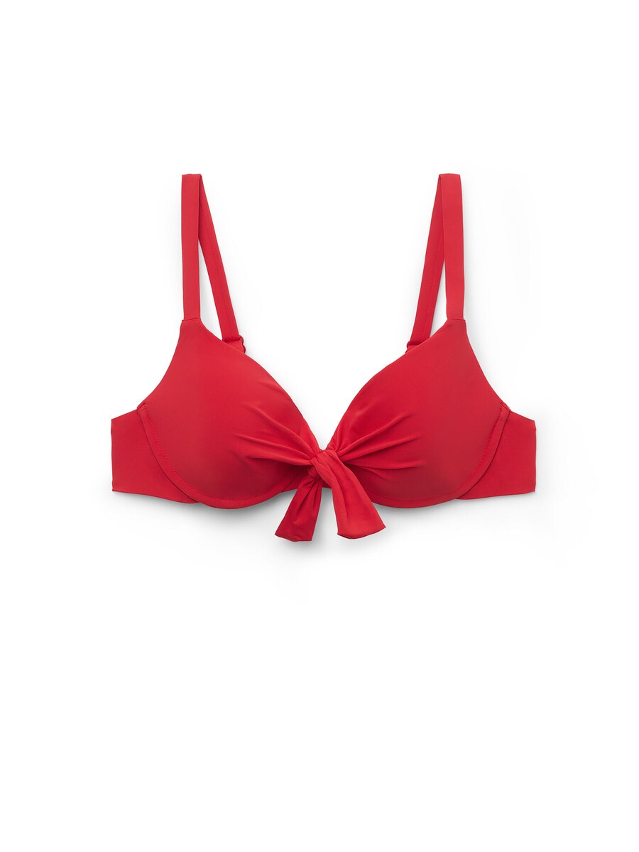 

Верх бикини с пуш-апом CALZEDONIA Indonesia, цвет mottled red