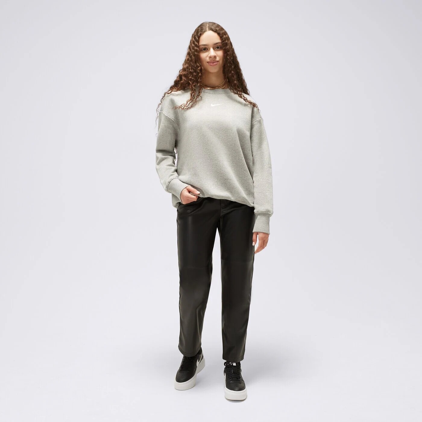 Свитшот Nike Crew Os, серый — фото 4