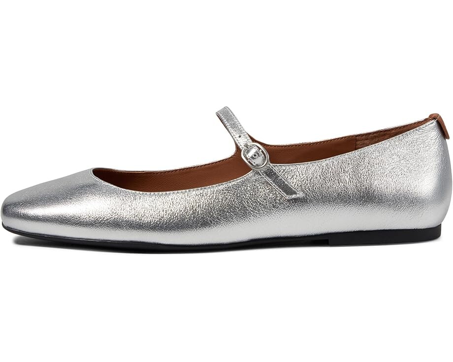 Туфли на плоской подошве Gentle Souls by Kenneth Cole Wynona, цвет Silver Leather — фото 4