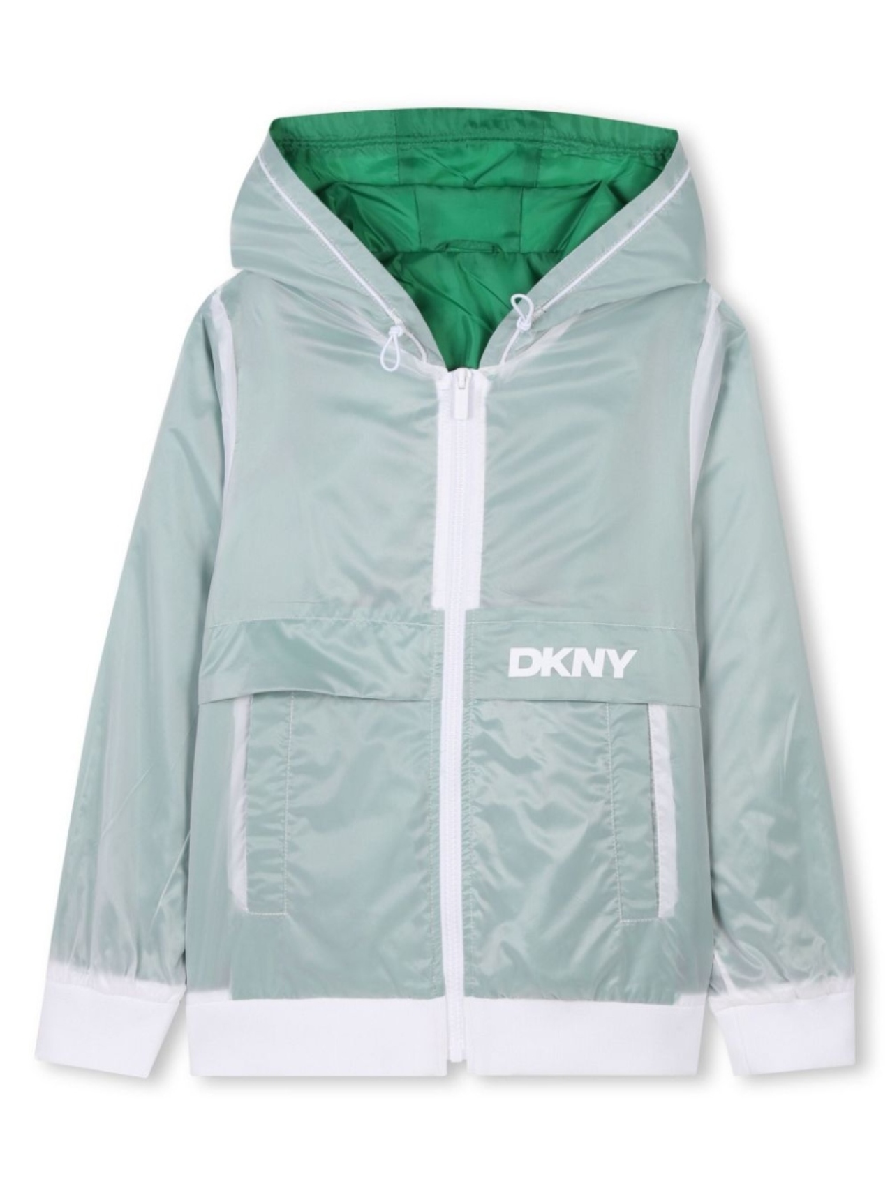 

Dkny Kids непромокаемая ветровка, зеленый