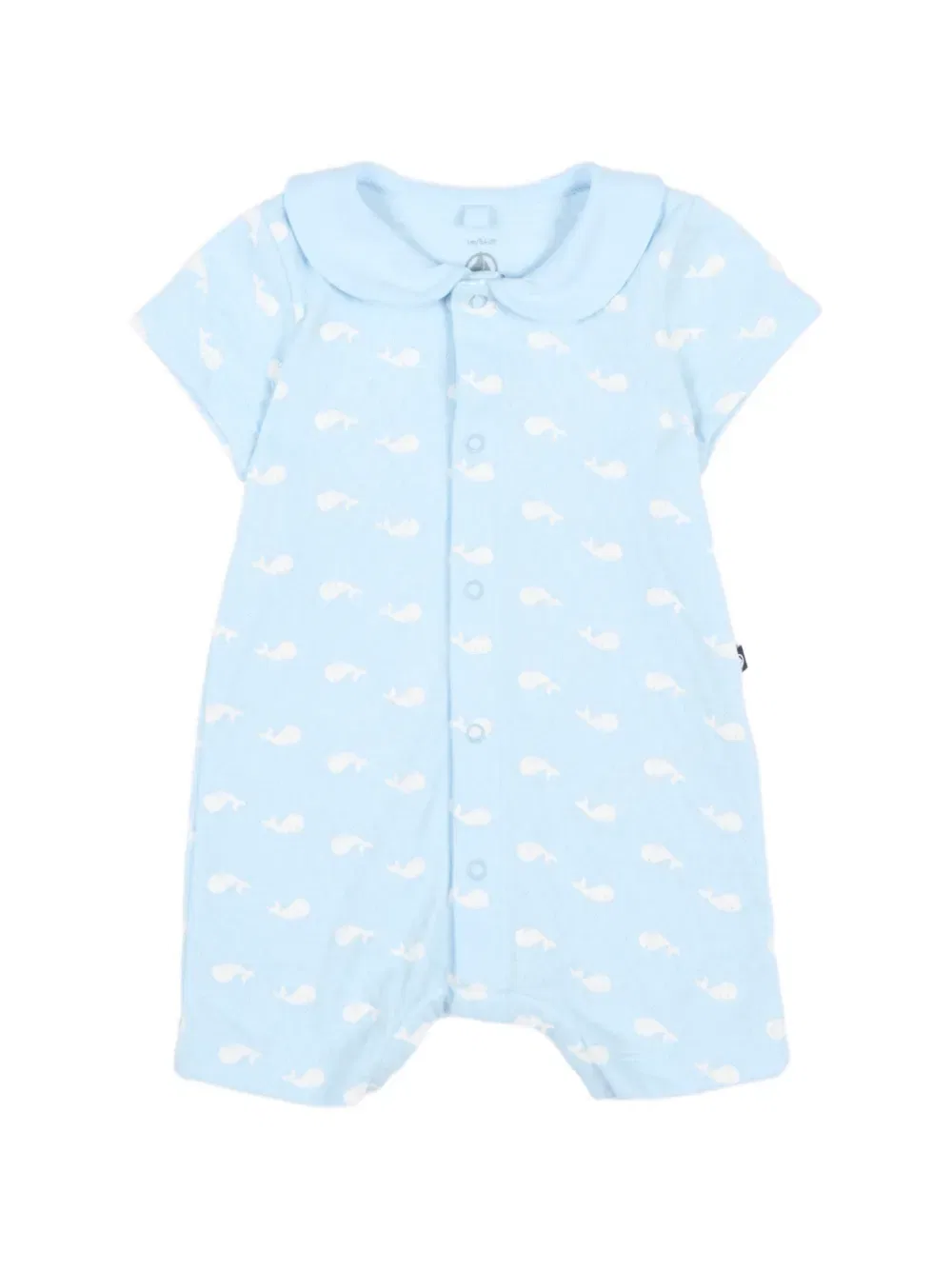 Комбинезон с принтом кита Petit Bateau, синий — фото 2