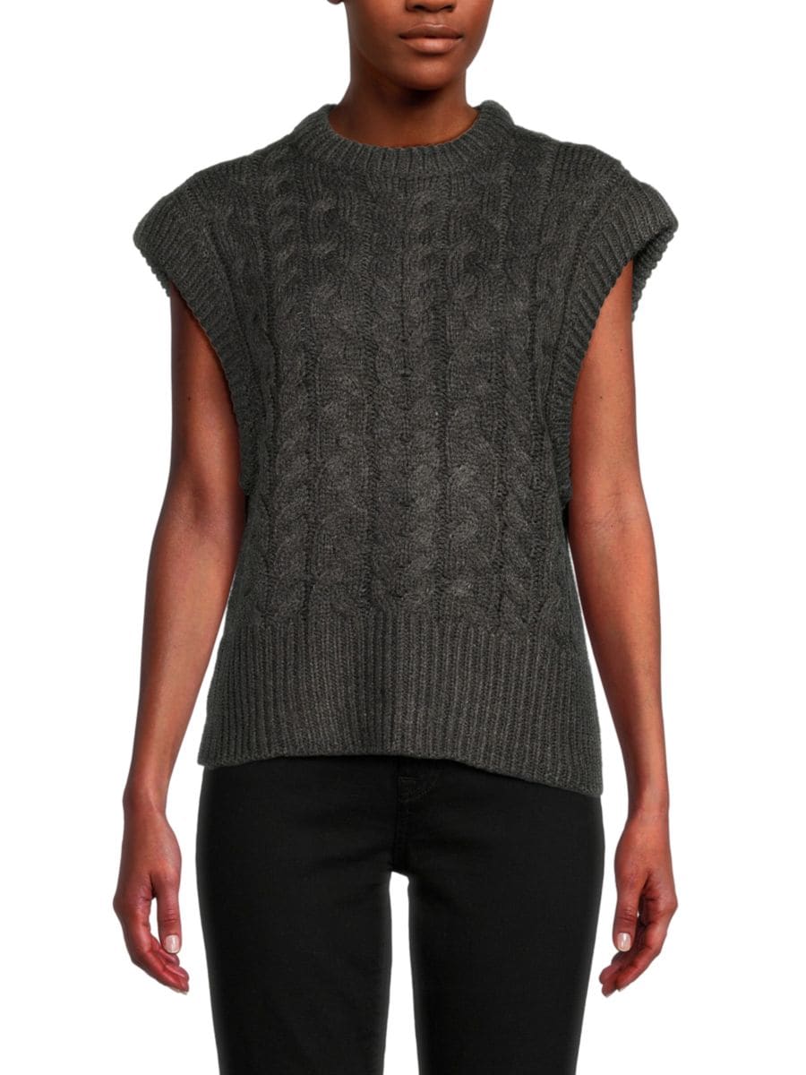 

Жилет-свитер Jesabelle Cableknit RD style, цвет Ash Grey